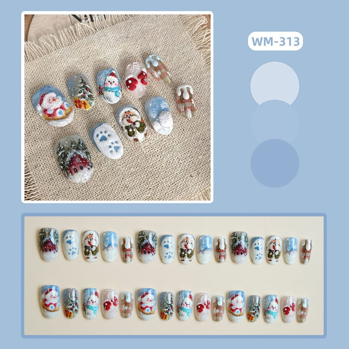 Artistic Press-On Nail Set Stornfield