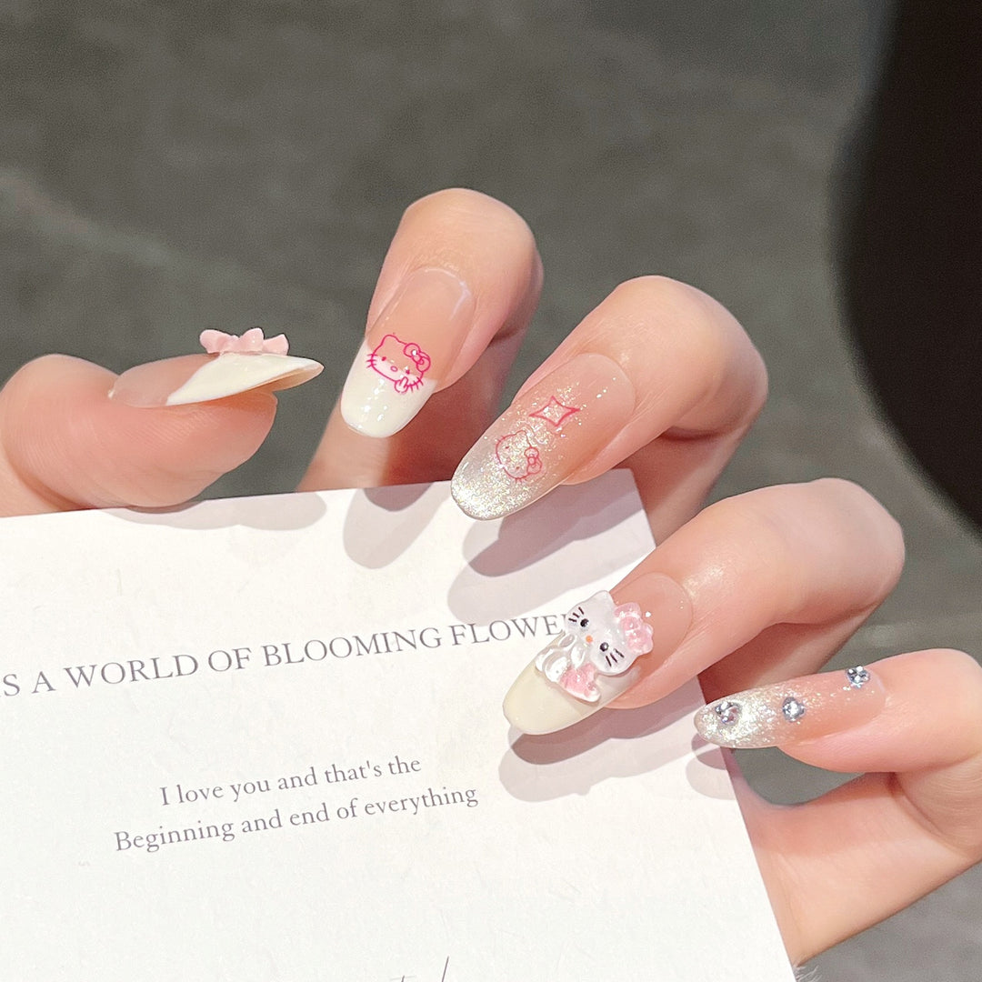 Cartoon-Themed Decorative Press-On Nails Stornfield