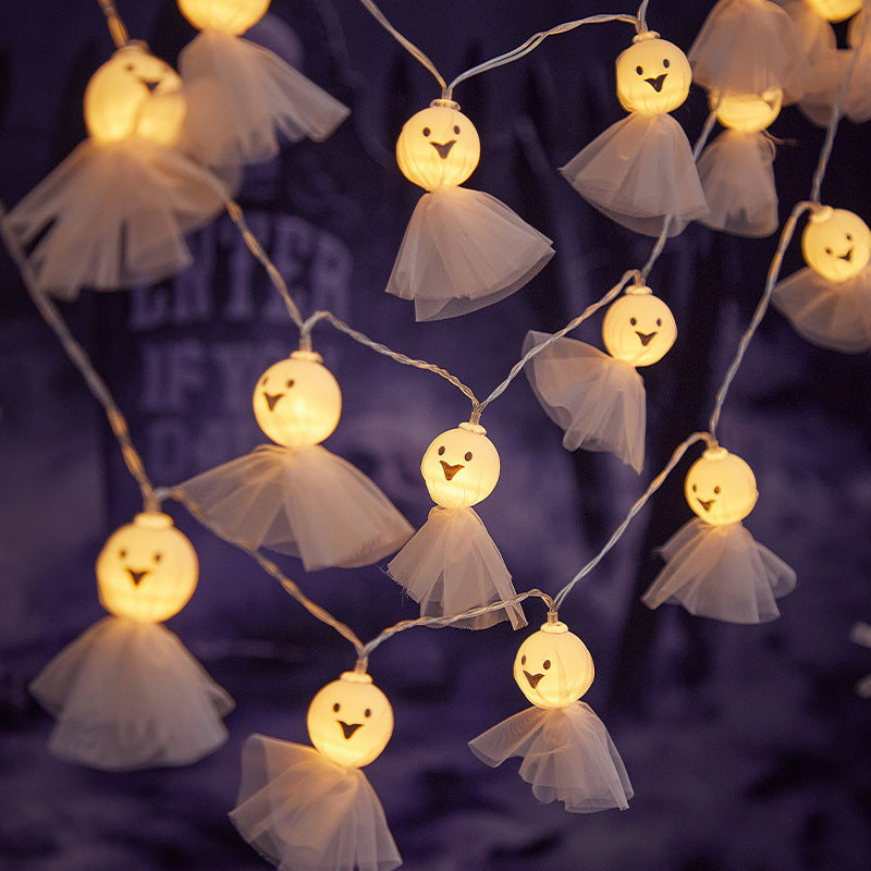 Playful LED Spooky String Lights Stornfield