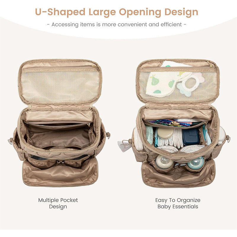 Fashionable Padded Backpack with Removable Cosmetic Organizer Stornfield