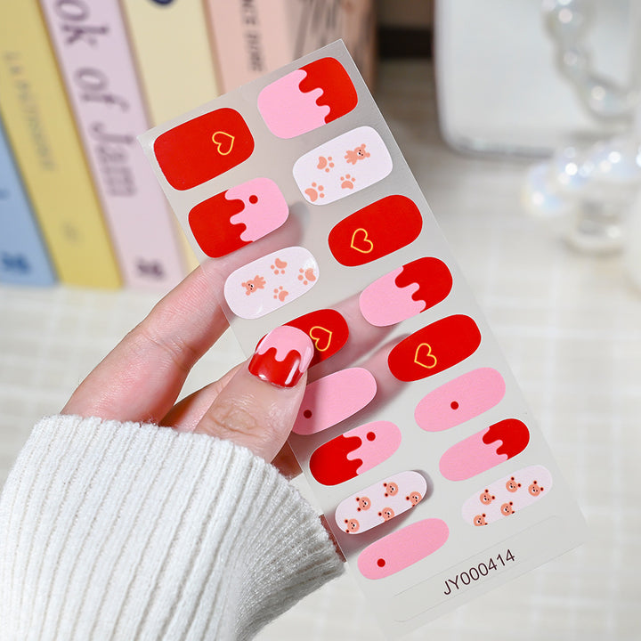 Colorful Nail Art Sticker Set