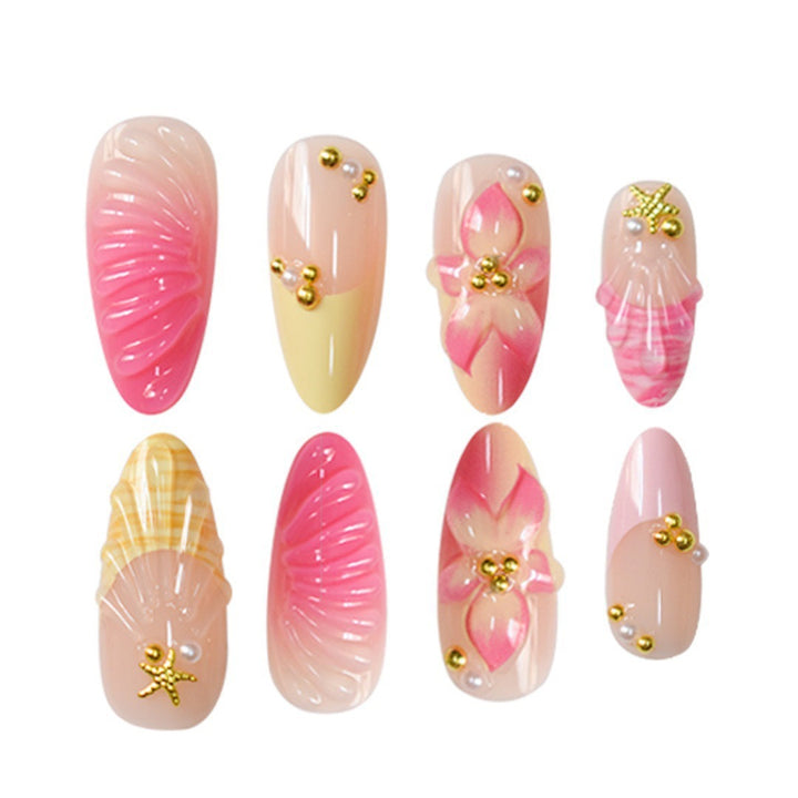 Artistic Nautical Theme Nail Art Enhancements Stornfield