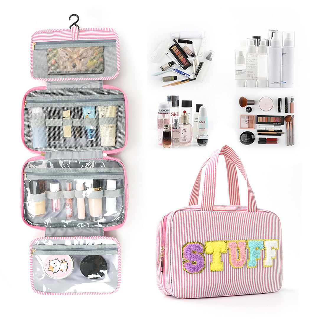 Multifunctional Cosmetic Organizer Bag with Hanging Design Stornfield