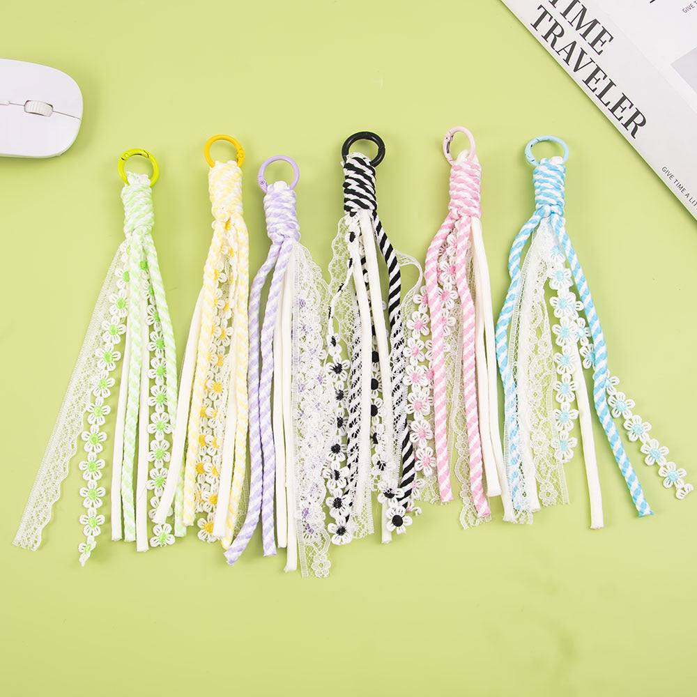 Decorative Lace and Braided Keychain Stornfield