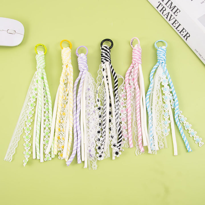 Decorative Lace and Braided Keychain Stornfield