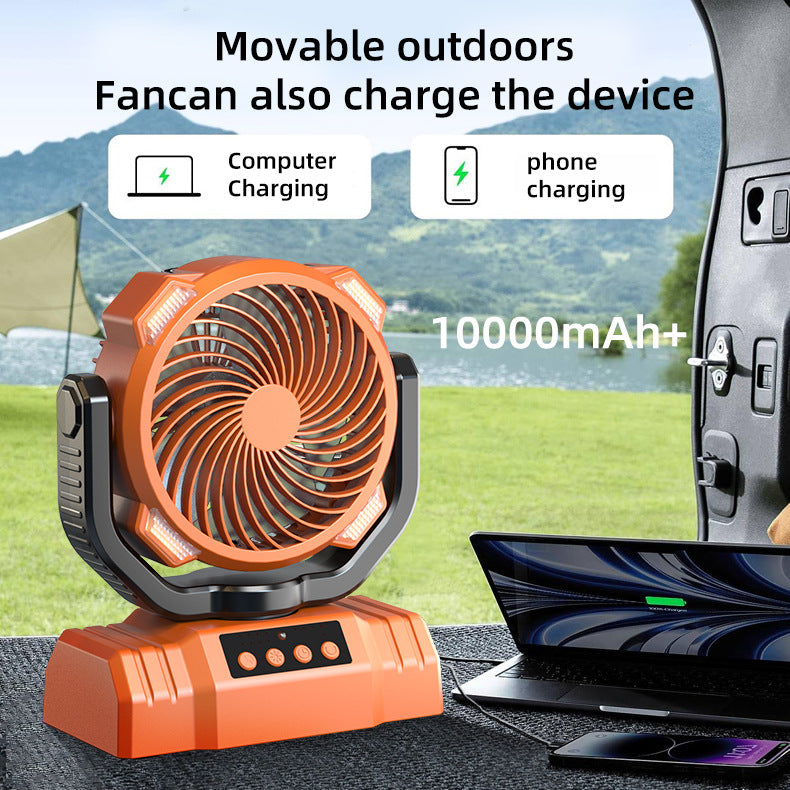 Unisex Portable USB Fan with Power Bank Function Stornfield