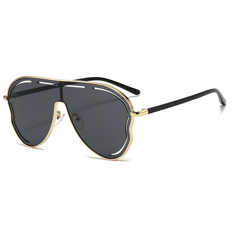 Men's Aviator-Style Shield Sunglasses Stornfield