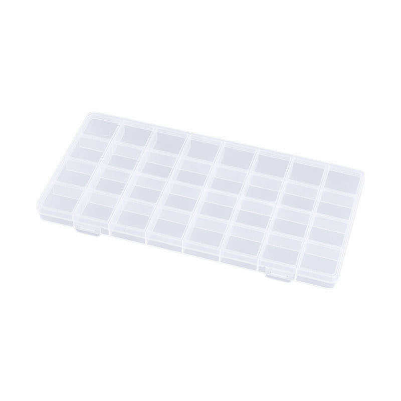 Multi-Divisional Transparent Craft Storage Box Stornfield