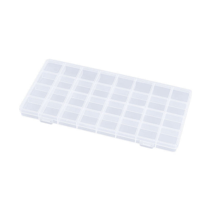 Multi-Divisional Transparent Craft Storage Box Stornfield