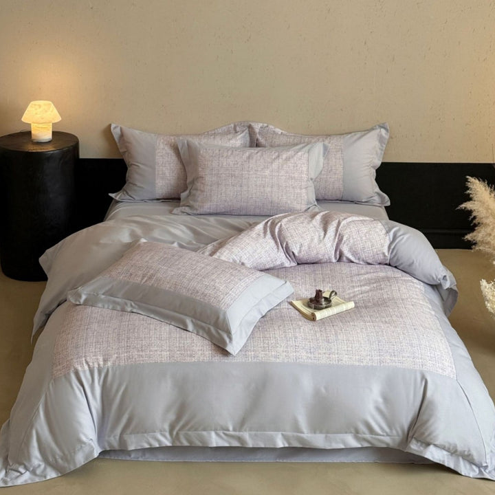 Luxury Cotton-Blend Duvet Cover and Pillowcase Bedding Set