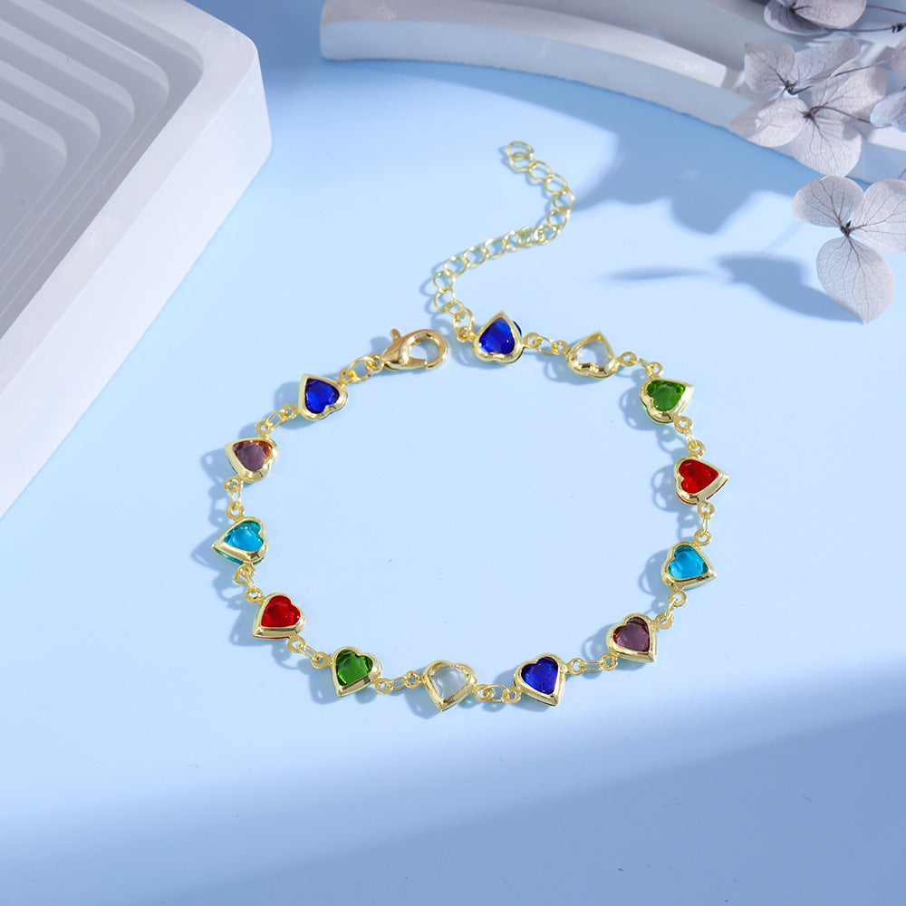 Heart-Shaped Charm Bracelet Stornfield