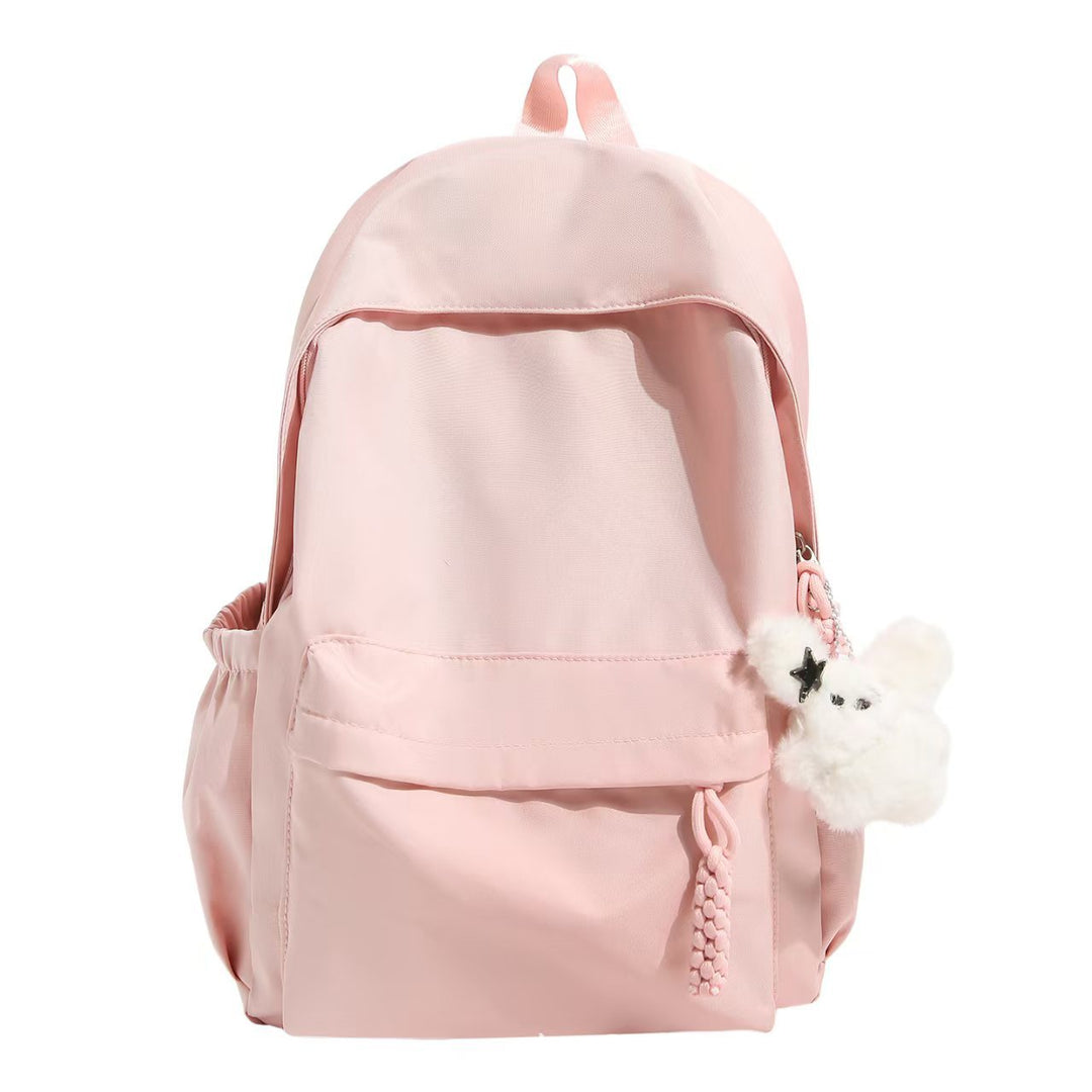 Backpack with Practical Compartment System and Playful Plush Pendant Stornfield