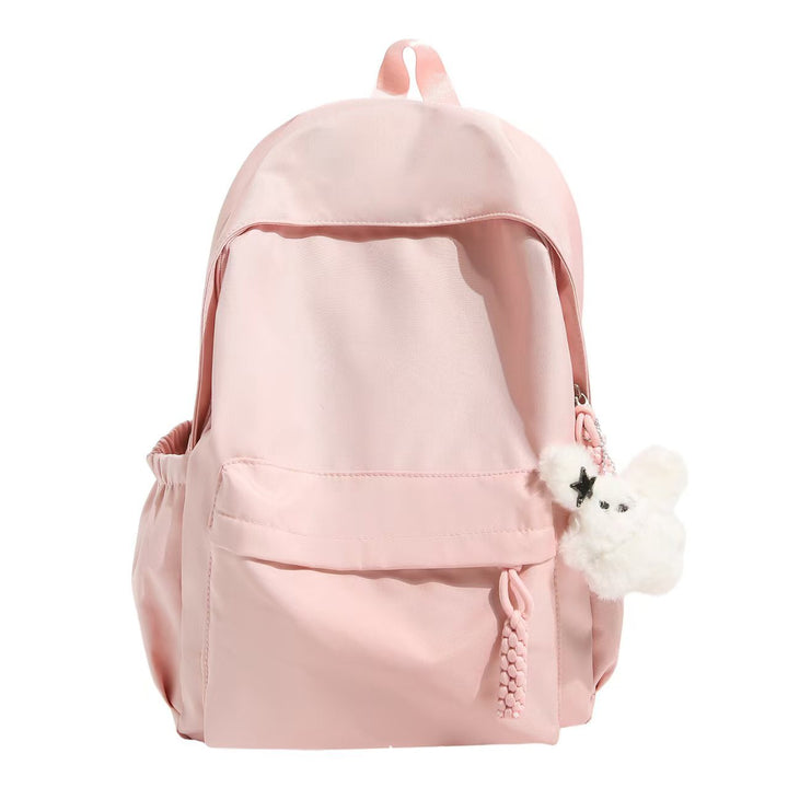 Backpack with Practical Compartment System and Playful Plush Pendant Stornfield