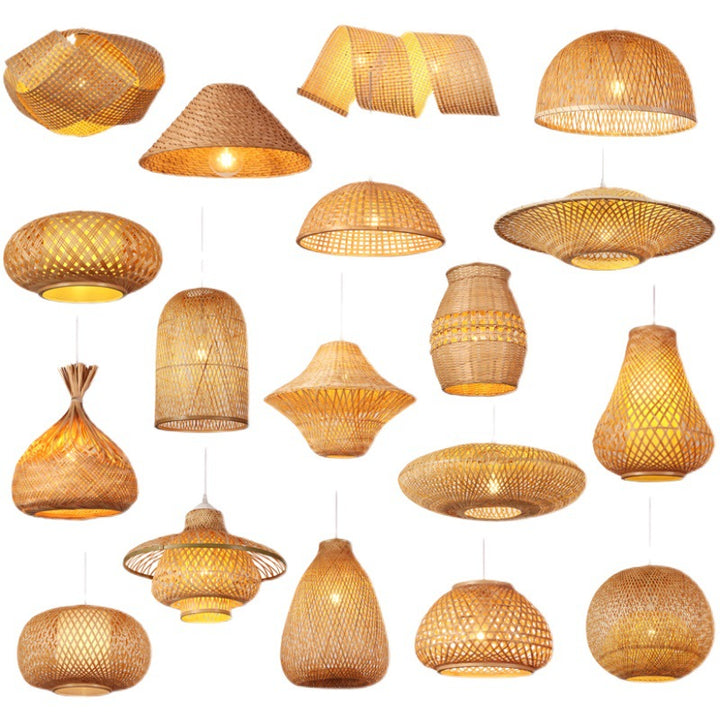 Woven Bamboo Ceiling Lamp