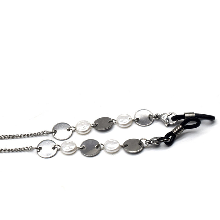Elegant Metallic Chain Eyewear Holder Stornfield