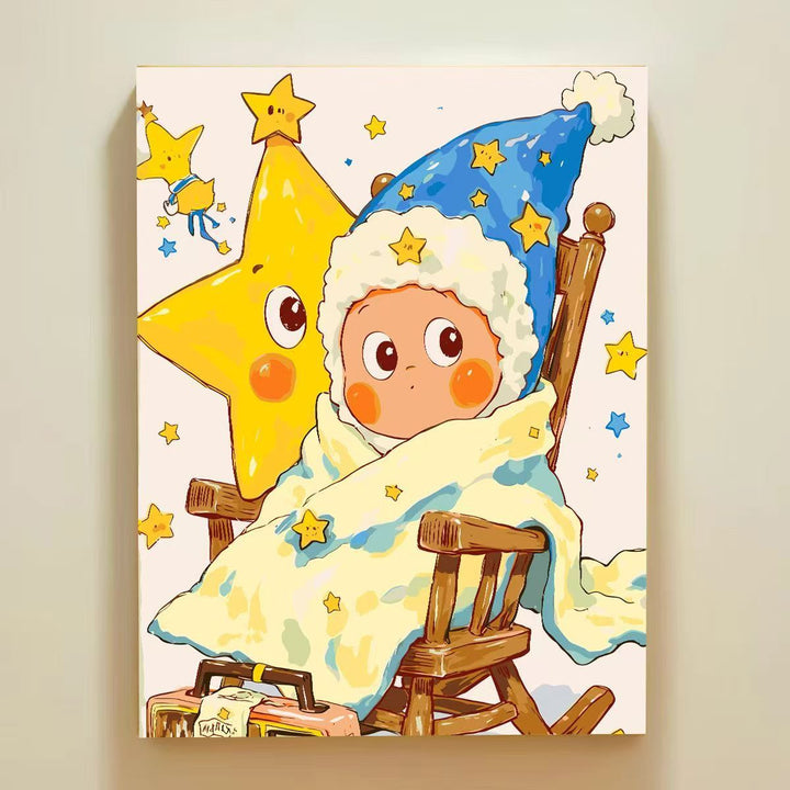 Playful Cartoon Themed Wall Art Canvas Print Stornfield
