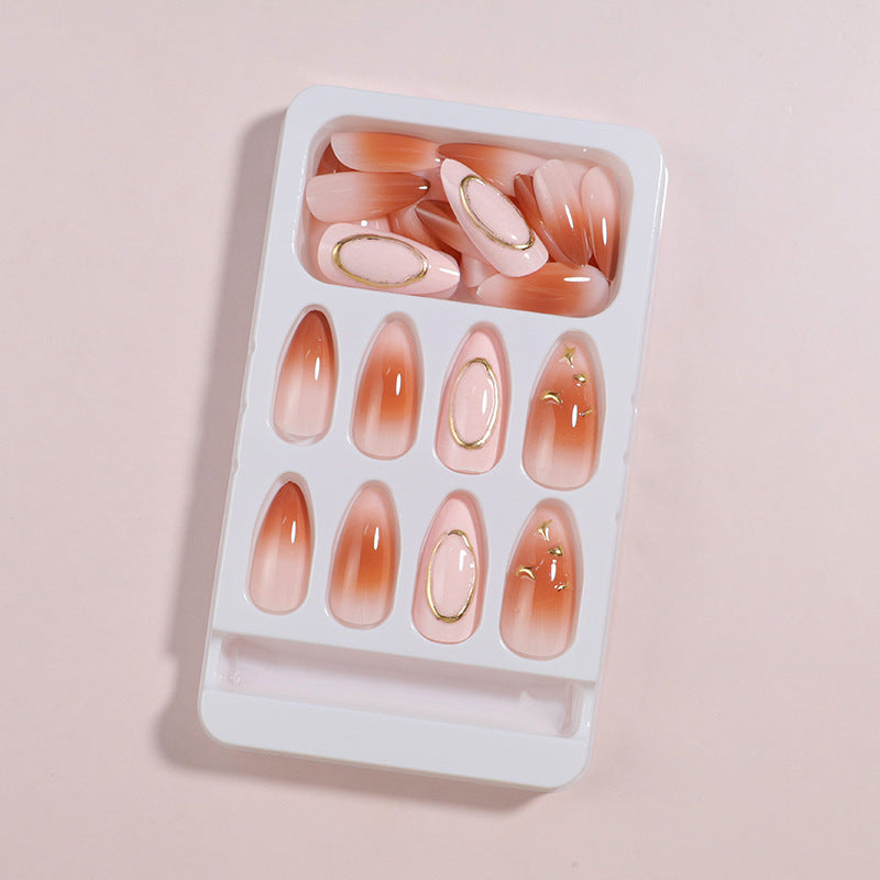 DIY Elegant Press-On Nail Art Set Stornfield