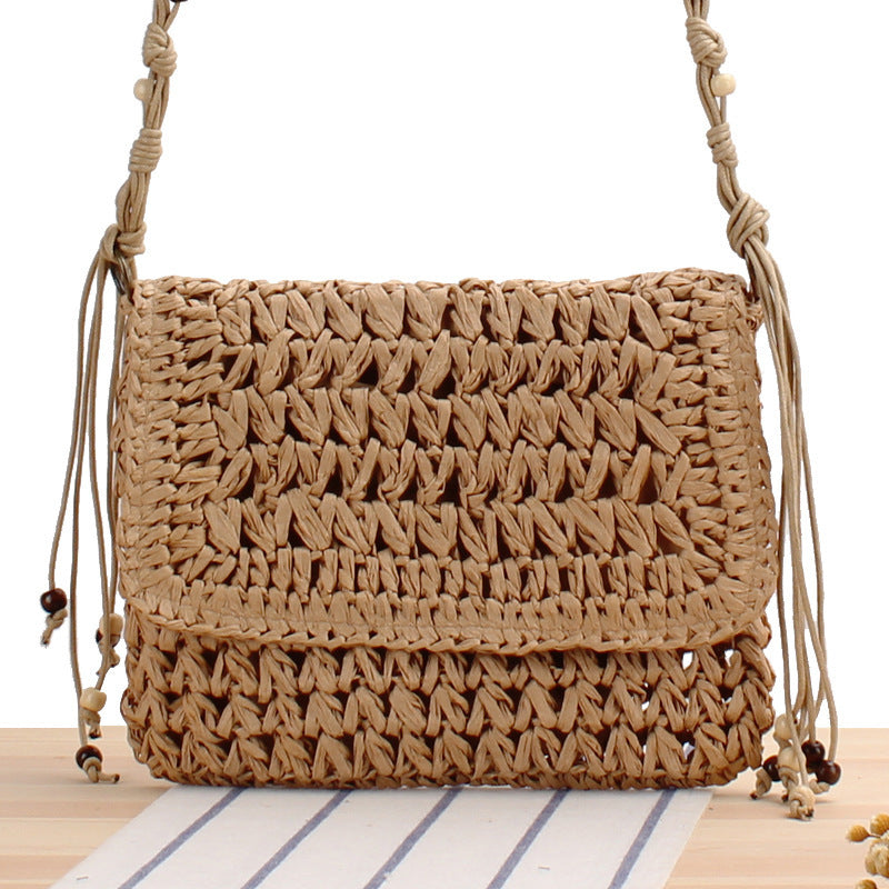 Handbag made of high-quality woven natural material Stornfield
