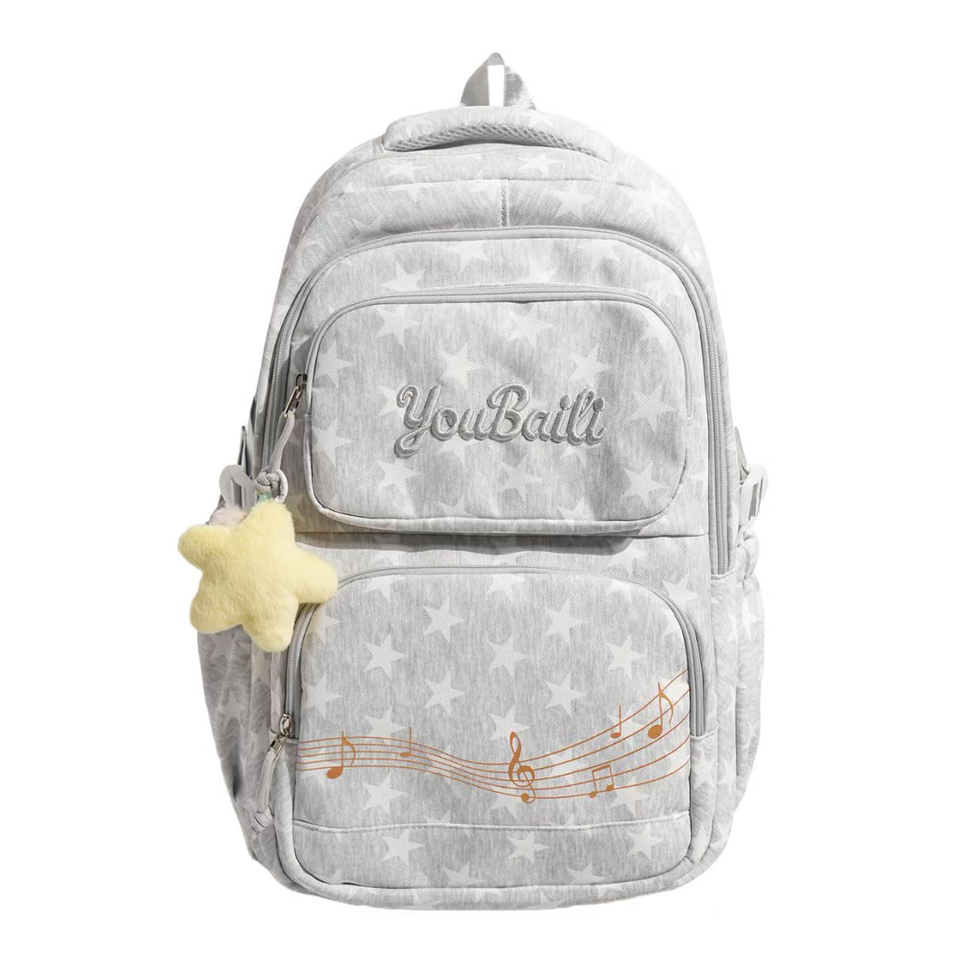 Multi-Functional Star-Embellished Backpack Stornfield