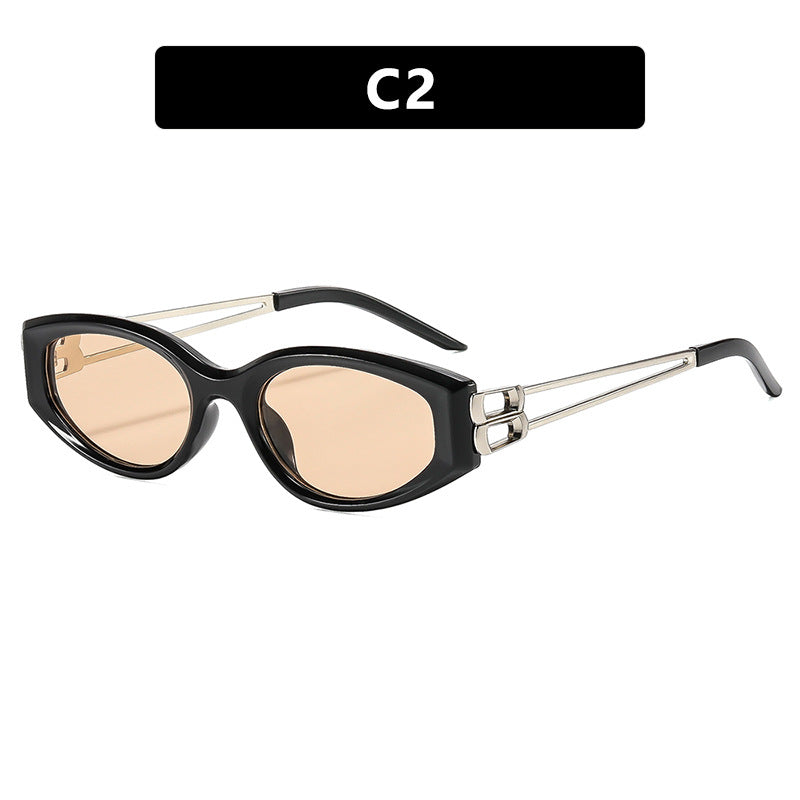 Women's Cat-Eye Sunglasses with distinctive plastic frame and stylish accents Stornfield