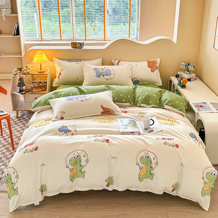 Modern Graphic Print Bedding Set