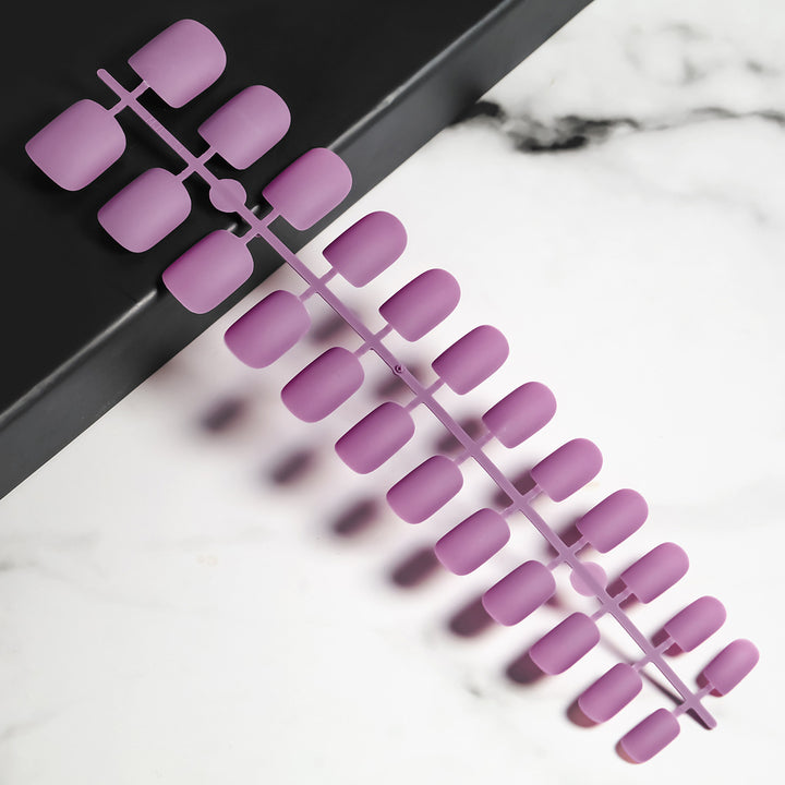 Matte Finish Press-On Nail Tips Stornfield