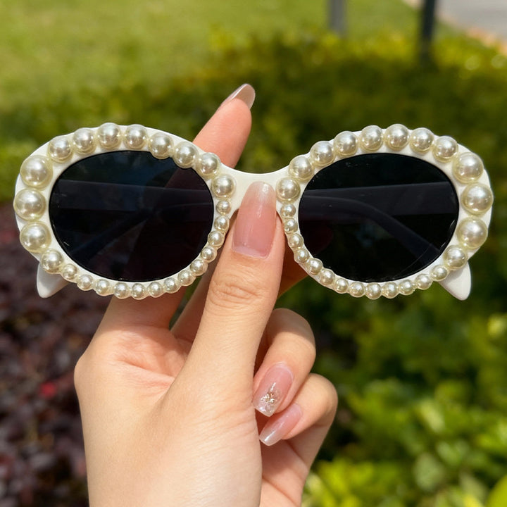 Decorative Pearl Frame Sunglasses Stornfield