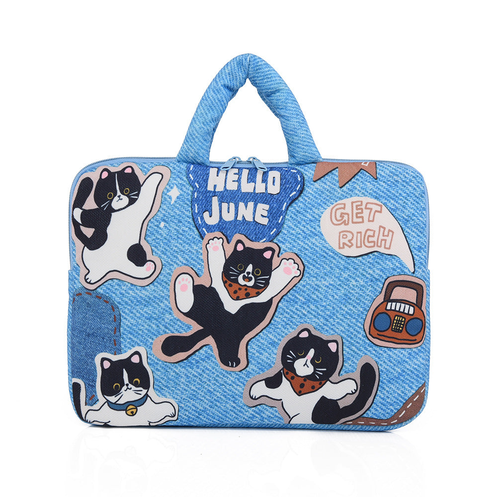 Stylish laptop cover with cute dog design Stornfield