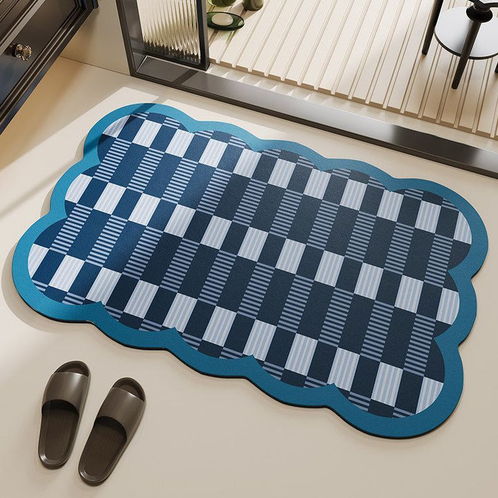 Artistic Cloud-Shaped Area Mat