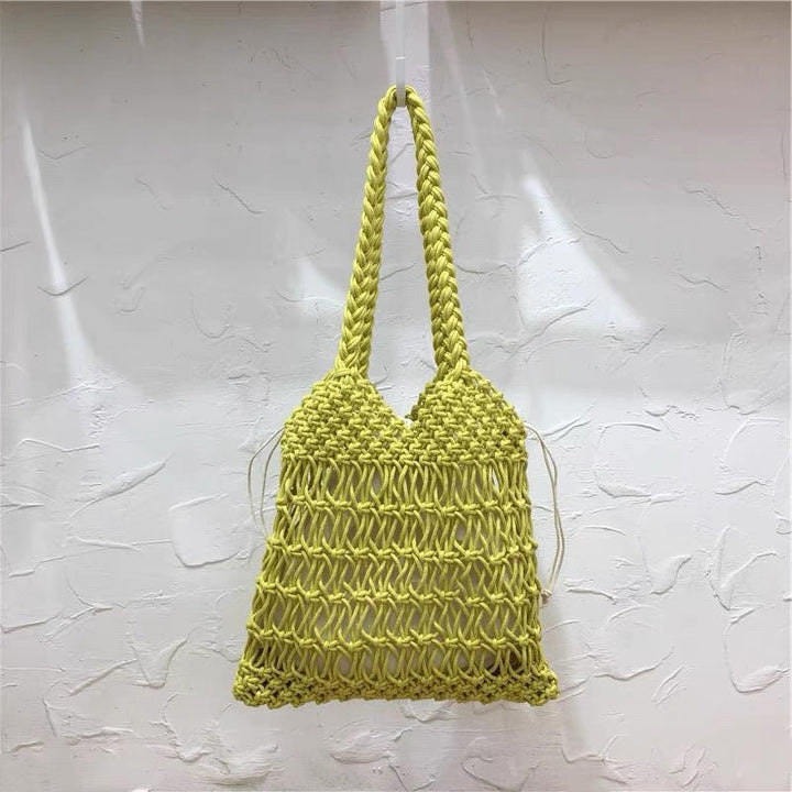 Hand-knotted shopping and beach bag Stornfield