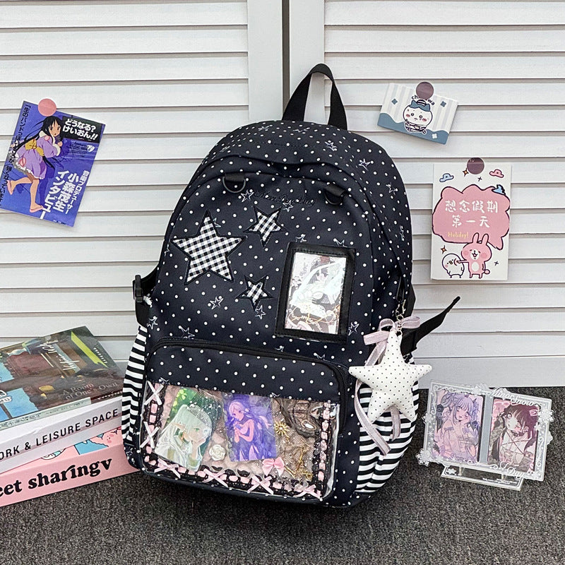Star-Embellished Decorative Backpack Stornfield