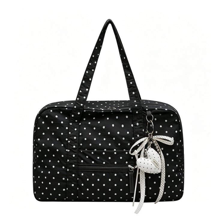 Stylish Polka Dot Travel Duffle Bag Stornfield