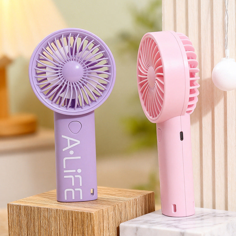 Women's Portable Hand Fan with USB Charging Function and Ergonomic Design Stornfield 1782398222