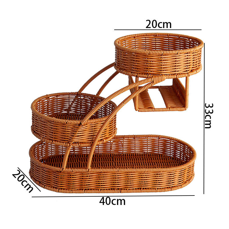Multi-Tiered Wicker Storage Organizer Stornfield