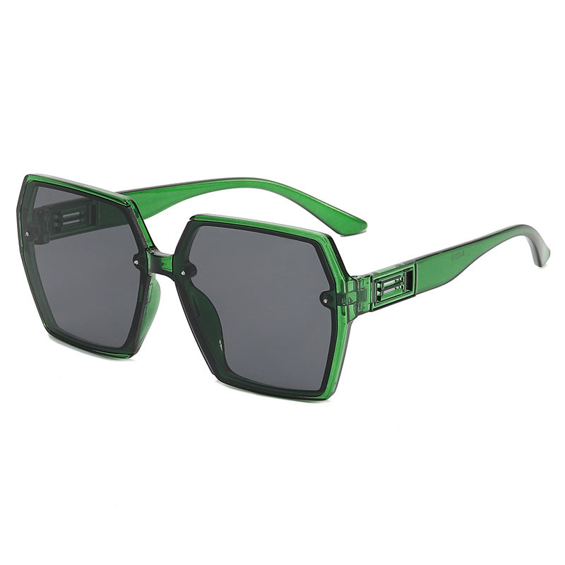 Oversized Hexagonal Sunglasses