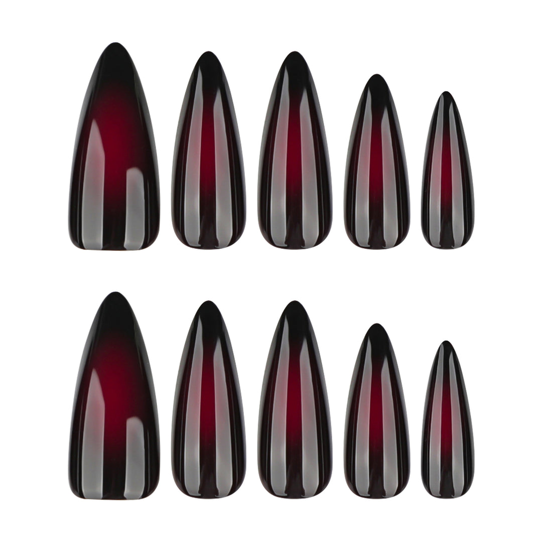 Artful stiletto nails with ombre effect Stornfield