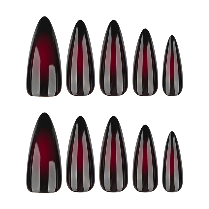 Artful stiletto nails with ombre effect Stornfield