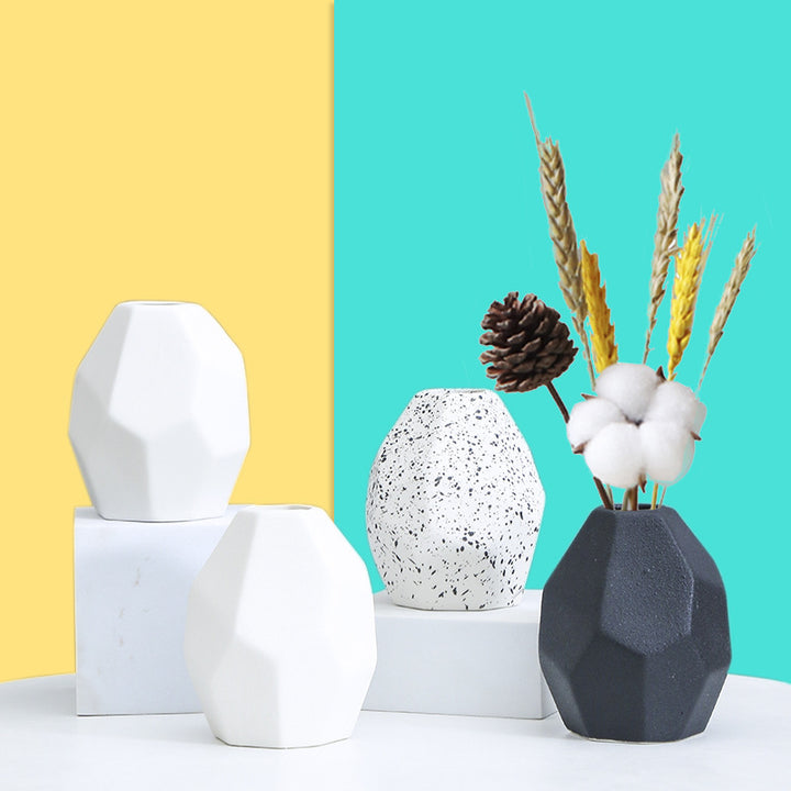 Geometric Decorative Ceramic Vase Stornfeild