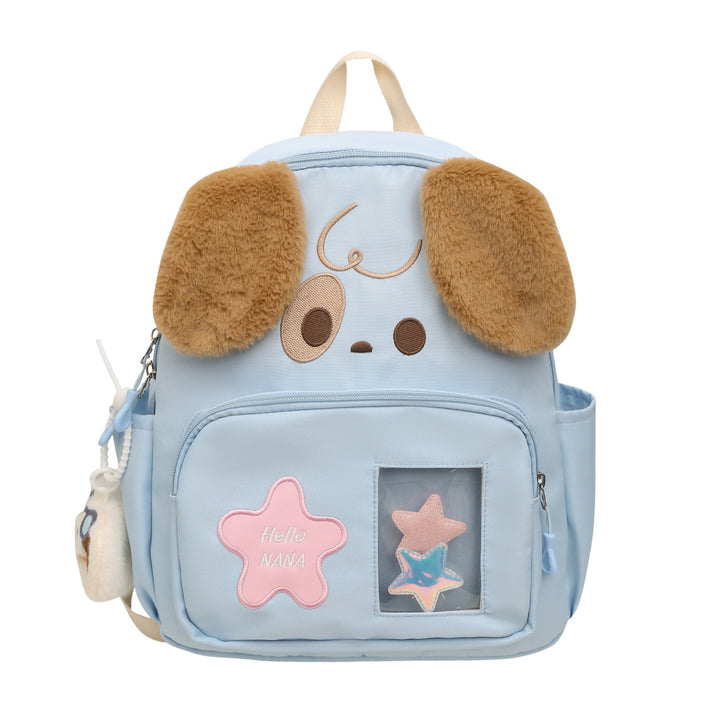 Kawaii Plush Backpack with Dog Design Stornfield