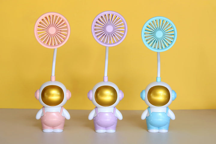 Unisex Fun Hand Fan in Astronaut Design Stornfield