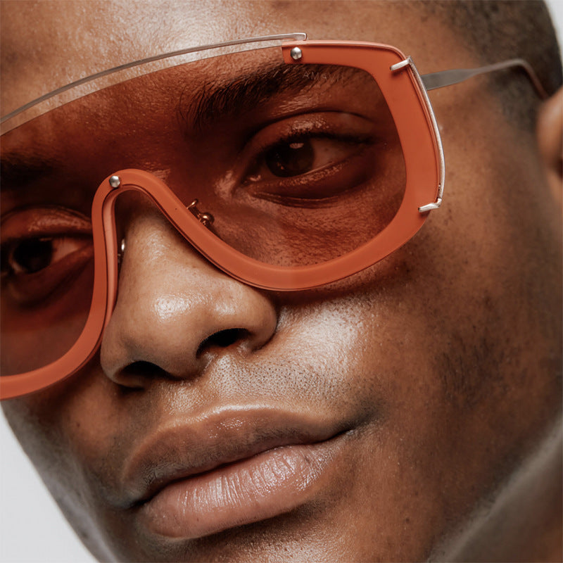 Ladies futuristic oversized sunglasses Stornfield