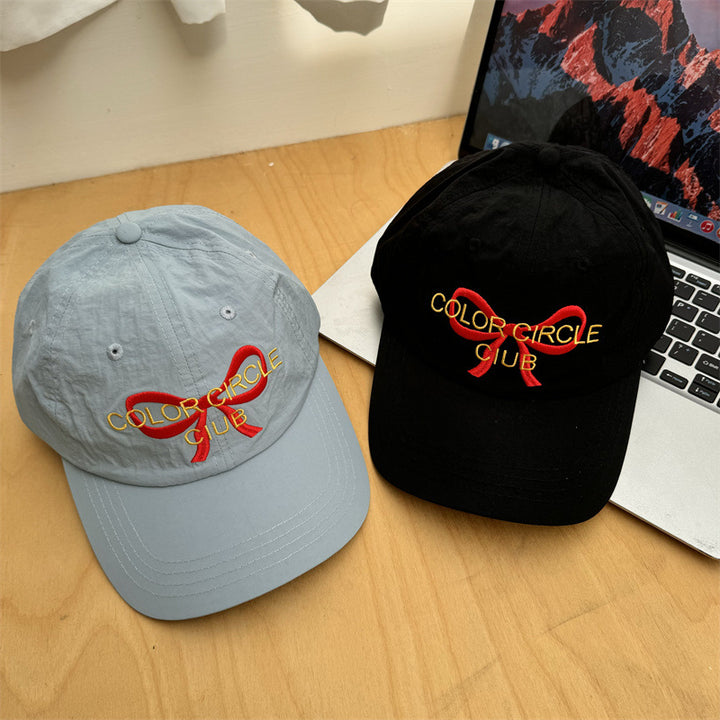Women's Embroidered Bow-Detail Baseball Cap Stornfield