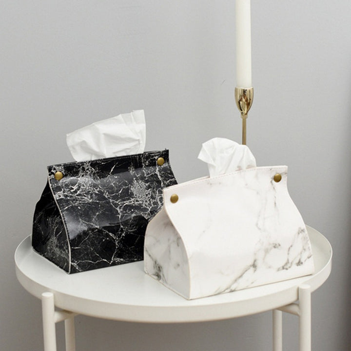 Elegant Marble Tissue Box Holder
