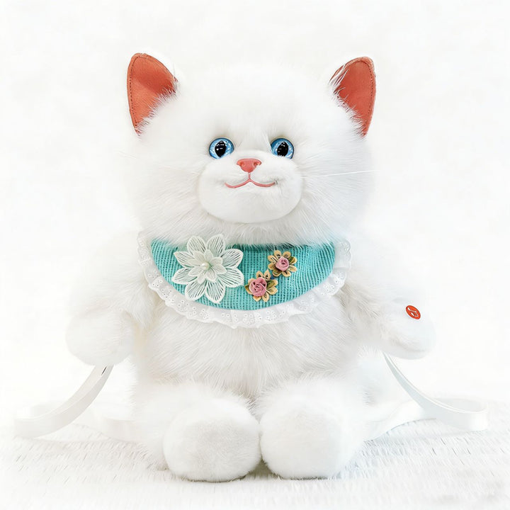 Plush Cat-Themed Backpack Stornfield