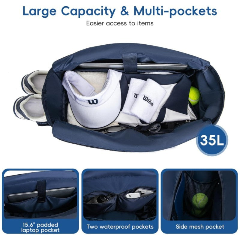 Quilted Multi-Functional Tennis Tote Bag Stornfield