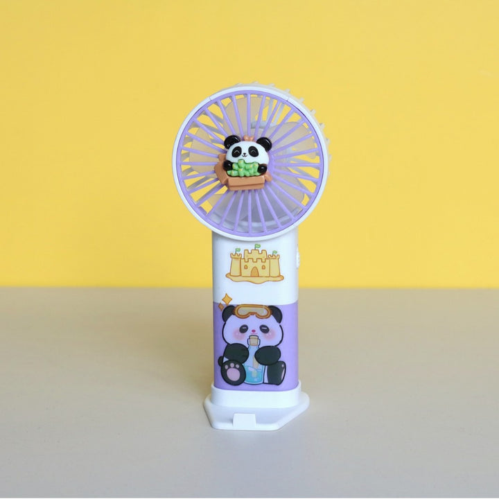 Unisex Portable Hand Fan in Cute Panda Design Stornfield