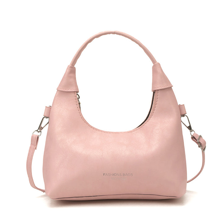 Minimalist Faux Leather Crossbody Bag