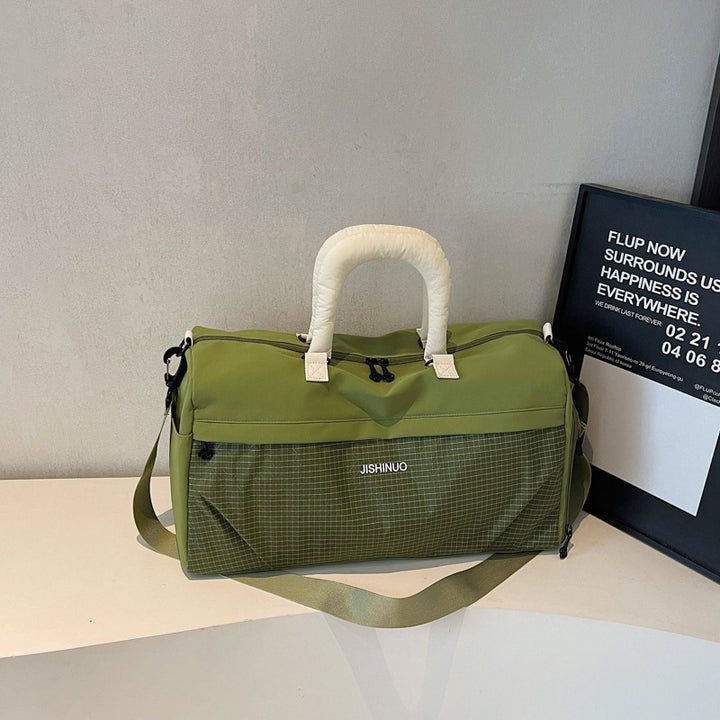 Sporty Leisure Duffel Bag with Ergonomic Handles and Multiple Compartments Stornfield