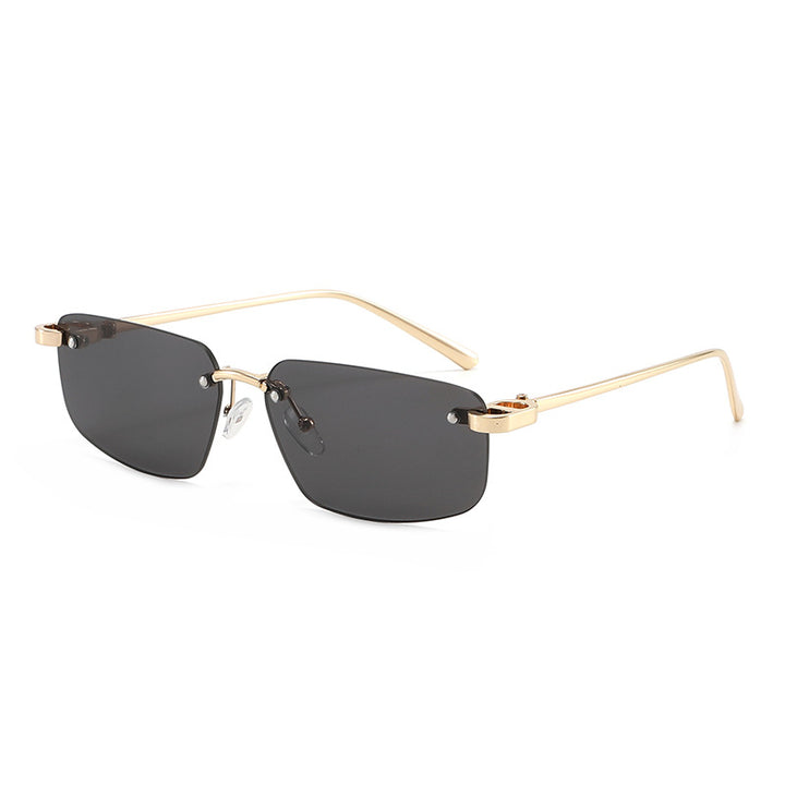 Ladies fashionable rectangular sunglasses with minimalist frame Stornfield