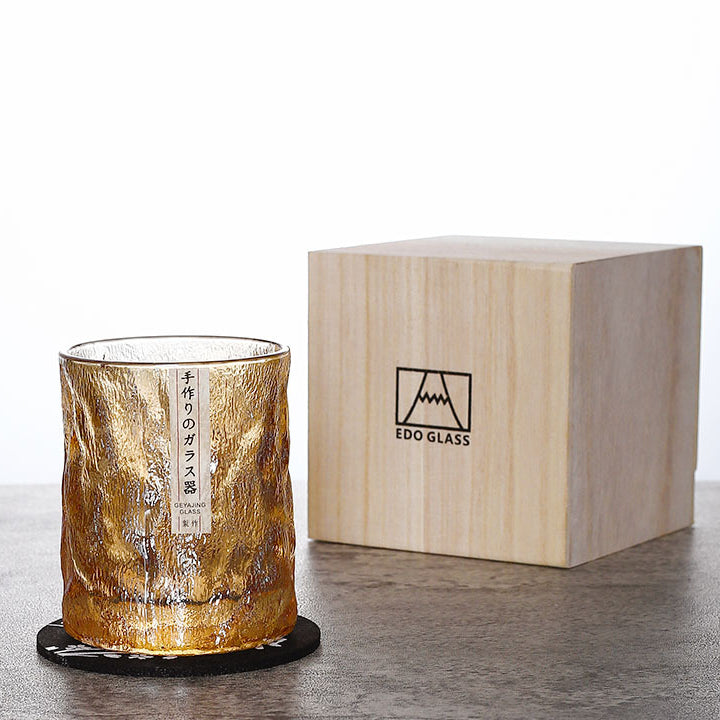 Japanese Edo Kiriko Glacier Whisky Glasses | Stornfield